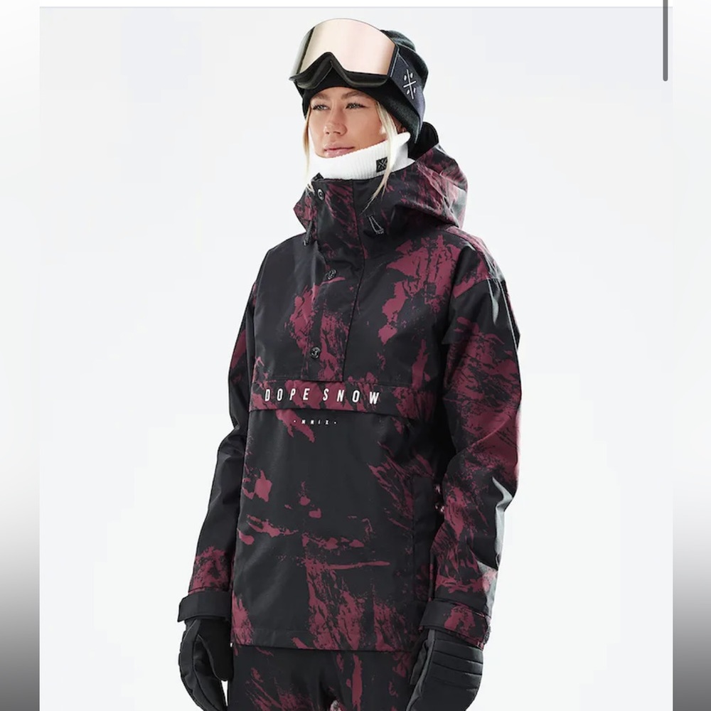 Dope Legacy 2021 Snowboard Jacket Women’s Medium - Paint Burgundy
